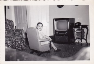 Peter 4 yr bd July 30 1951-watching TV.jpg